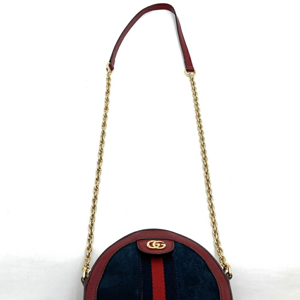 GUCCI Authentic Red Leather GG Marmont Shoulder Bag - Picture 5 of 13